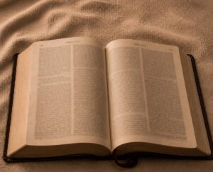 The Bible opened up to the Book of John