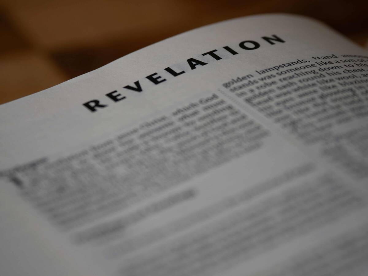 Book that says "Revelation"